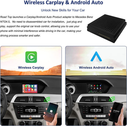 Carplay Adapter Mercedes – Draadloze Adapter – Android Auto Interface – Multimedia Adapter – Smart Connect – Plug & Play Installatie – Bluetooth & Camera Ondersteuning
