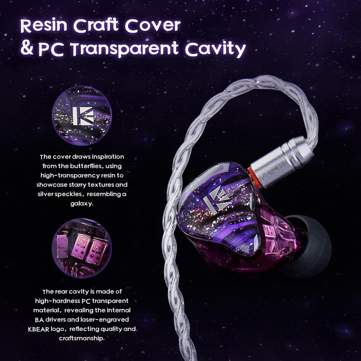 In-Ear Monitor – Bedrade Oordopjes – In-Ear Hoofdtelefoon – Oordopjes Met Kabel – HiFi Oordopjes – 16-Unit 2DD+6BA – Krachtige Bas