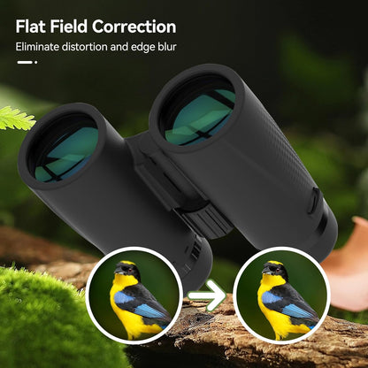 Svbony SA205 Binoculars for Adults,8X42 ED Glass BAK4 Prism FMC Lens High Power Magnification Binoculars Clear Viewing Area,Carrying Case,Carrying Strapfor Travel Bird Watching Astronomy - QUORE