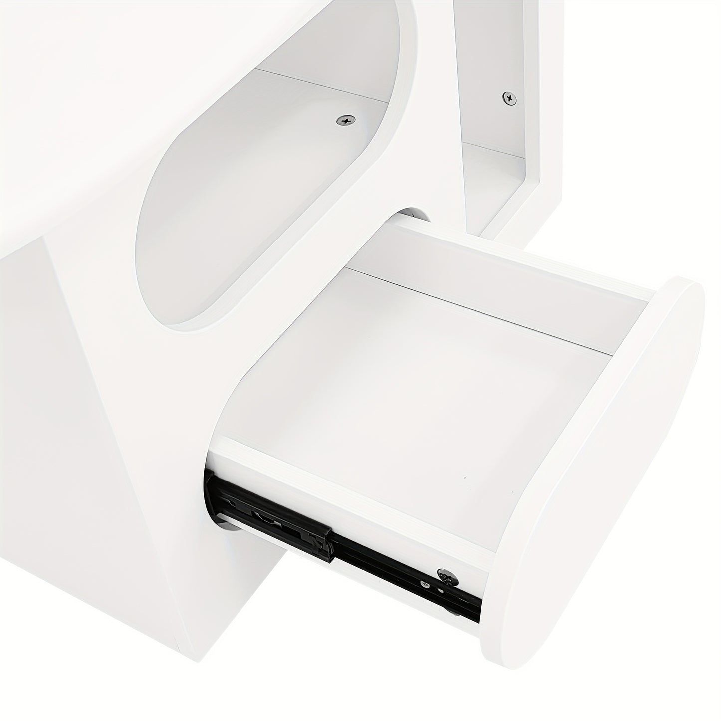 Salontafel – Tafel – Koffietafel – Woonkamertafel – Bijzettafel – Wolkvormig Design – Ruime Opberglade – Compact & Lichtgewicht – Duurzame Constructie