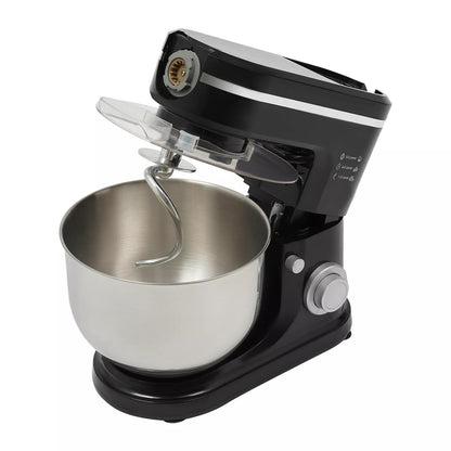 3-in-1 Keukenhulpmiddel – Keukenaccessoire – Mengkom – Hakker – Mixer – Roestvrij Staal & Glas – 6 Liter Inhoud – Multifunctioneel & Vaatwasserbestendig