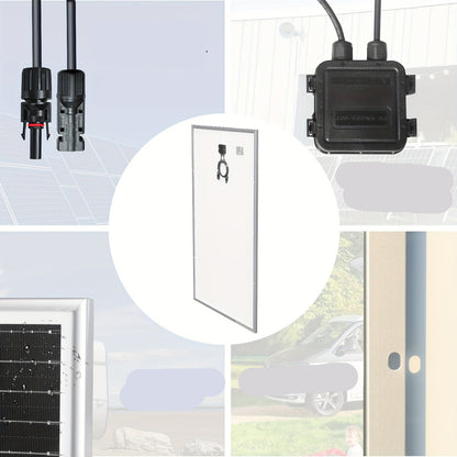 Monokristallijne Zonnepanelen – Monozonnepanelen – Zonnepanelen Set – Duurzame Zonne-energie – 300W Vermogen – Compact Ontwerp