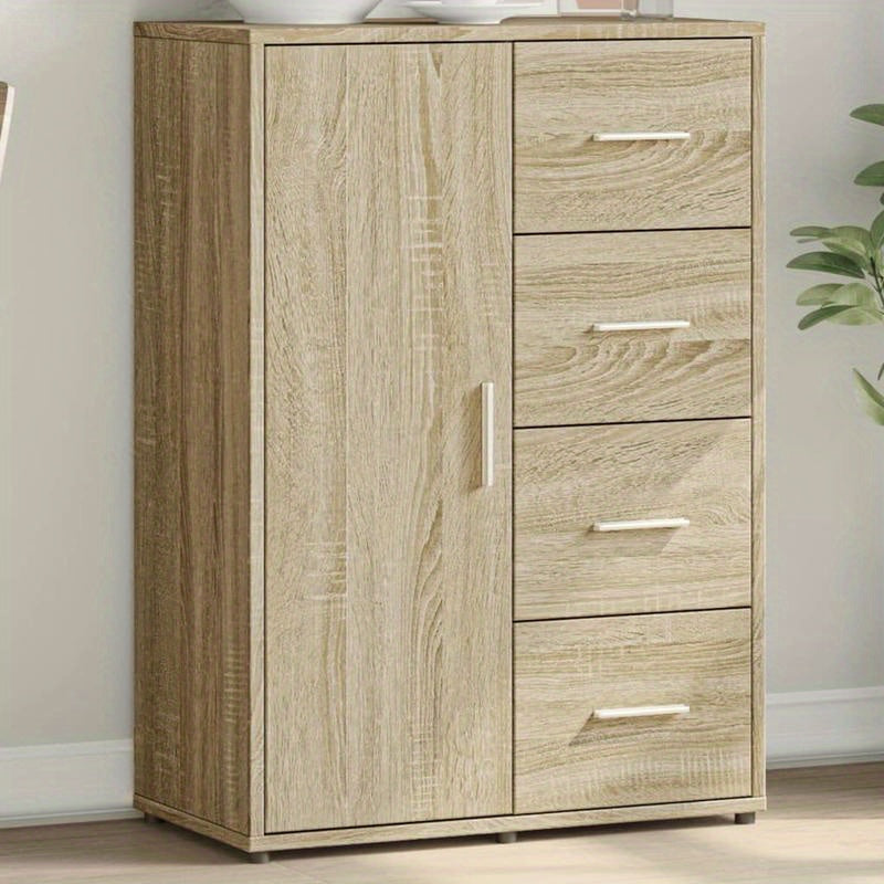 Houten Opbergkast – Dressoir – Bergkast – Ladekast – Ladenkast – 6 Lades – 60x31x84 cm – Houten Frame – Modern Design – Bruin