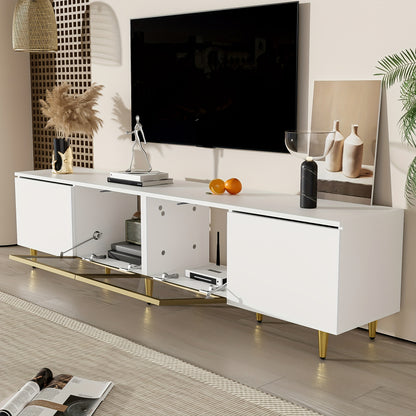 TV-meubel – Tv-kast – Mediameubel – Dressoir – Opbergkast – 170 cm breed – Wit minimalistisch design