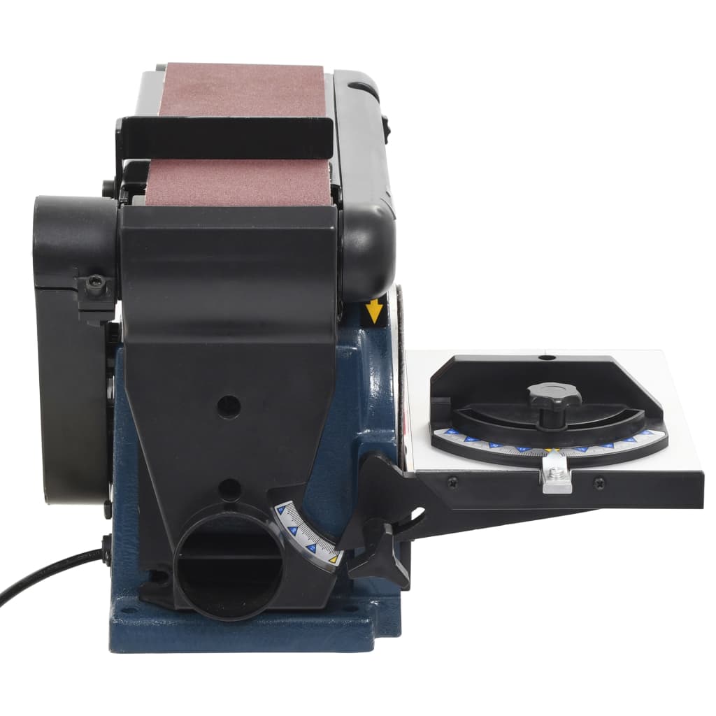 Schuurmachine – Bandschuurmachine – Multischuurmachine – Handpalmschuurmachine – Schijfschuurmachine – 230V – Kantelbare Schuurtafel Tot 45° – Inclusief 9 Schuurdiscs en 3 Schuurbanden