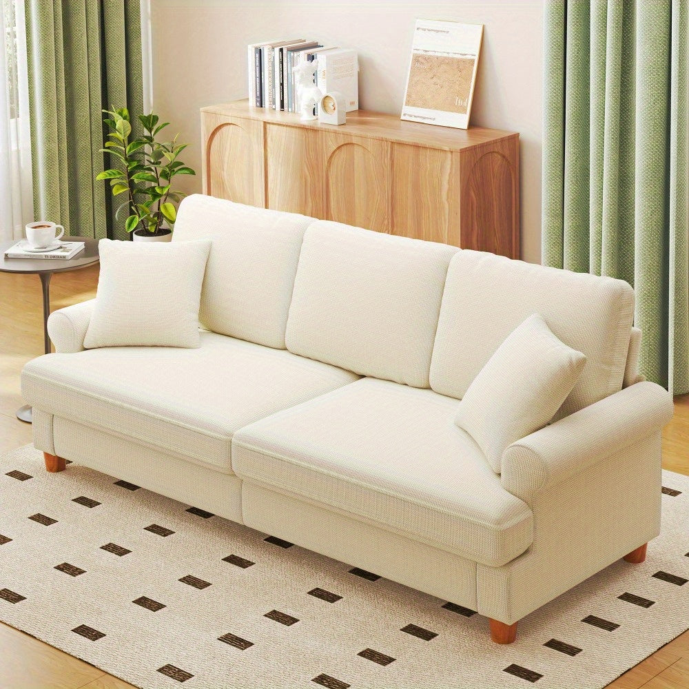 Slaapbank – Sofa – Bedbank – Logeerbed – Uittrekbare Bank – Diepzittend Comfort – Afneembare Chenille Bekleding