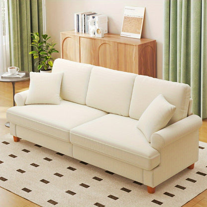 Slaapbank – Sofa – Bedbank – Logeerbed – Uittrekbare Bank – Diepzittend Comfort – Afneembare Chenille Bekleding