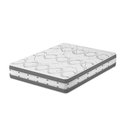 Matras – Pocketveringmatras – Koudschuimmatras – Tweepersoonsmatras – Ergonomisch Matras – 25 cm Hoog – Gel Memory Foam & Afritsbare Ademend Hoes