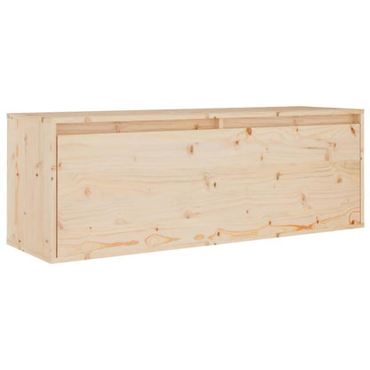Massief Houten TV-kast – Wandmeubel – TV-standaard – Opbergkast – Entertainmentmeubel – Set van 5 – Duurzaam Hardhout – Muurbevestiging Zonder Stroom
