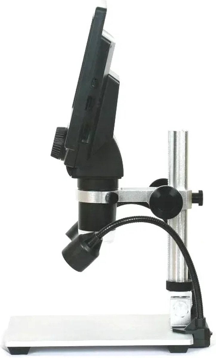 Digitale Microscoop 7-Inch LCD G1200 – Continue Zoom 1-1200x – Verstelbare Hoek – Echte Kleurweergave – Veelzijdig Gebruik – Hoge Resolutie