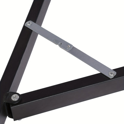 Vouwtafel – Inklapbare Tafel – Opvouwbare Tafel – Klaptafel – Tuintafel – Zwart – 120x80x75 cm – Stabiel Stalen Frame