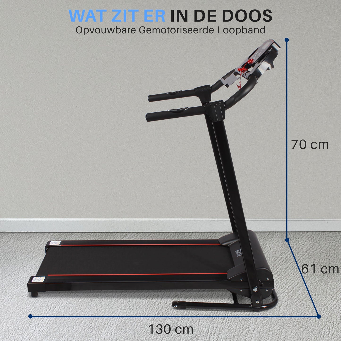 Loopband – Treadmill – Hardloopband – Wandelband – Fitnessapparaat – Inklapbaar Design – Aluminium Behuizing – LCD Display – Bluetooth Connectiviteit