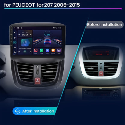 2 Din Autoradio – Multimedia Speler – Navigatiesysteem – Touchscreen Radio – CarPlay Android Auto – 9 Inch Scherm – Wifi Connectiviteit