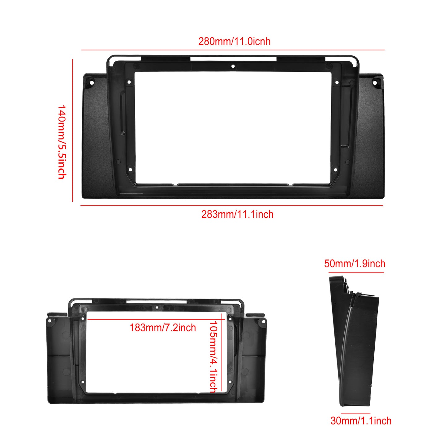 Car Multimedia Systeem – Auto Radio – Navigatie Systeem – Touchscreen Stereo – Infotainment Unit – 9 Inch HD IPS Display – Android 15 OS – Draadloze CarPlay & Android Auto – AHD Achteruitrijcamera & Stuurbediening – 2GB+64GB Geheugen