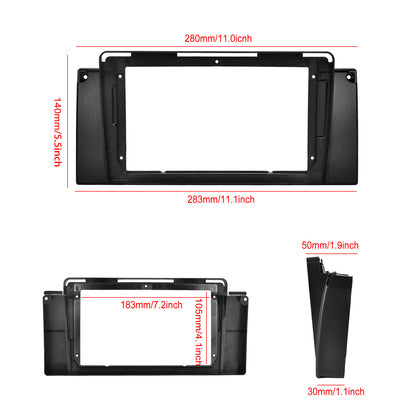 Car Multimedia Systeem – Auto Radio – Navigatie Systeem – Touchscreen Stereo – Infotainment Unit – 9 Inch HD IPS Display – Android 15 OS – Draadloze CarPlay & Android Auto – AHD Achteruitrijcamera & Stuurbediening – 2GB+64GB Geheugen