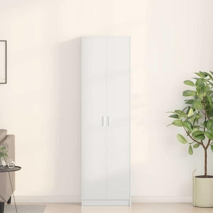 Moderne Witte Kledingkast – Opbergkast – Garderobekast – Kleerkast – Dressoirkast – 3,2+ Kubieke Voet – Duurzaam MDF Hout – Eenvoudige Montage