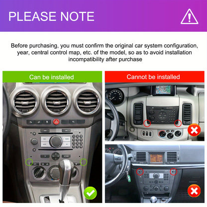 7-inch Autoradio – Touchscreen Radio – Multimedia Systeem – Navigatie Systeem – Android Auto Radio – Android 13 – Wireless CarPlay & AHD Achteruitrijcamera