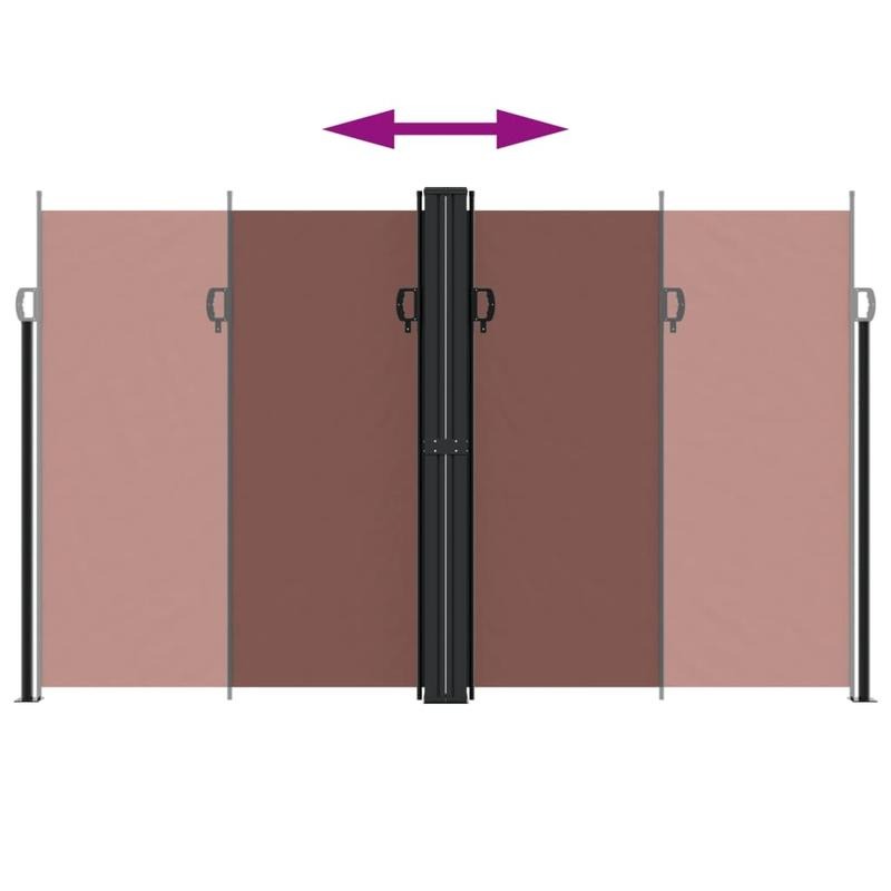 Uitschuifbaar Windscherm – Terrasscherm – Balkonscherm – Privacy Scherm – Beschermingsscherm – 200x1000 Cm – Waterafstotend Polyester