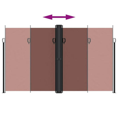 Uitschuifbaar Windscherm – Terrasscherm – Balkonscherm – Privacy Scherm – Beschermingsscherm – 200x1000 Cm – Waterafstotend Polyester