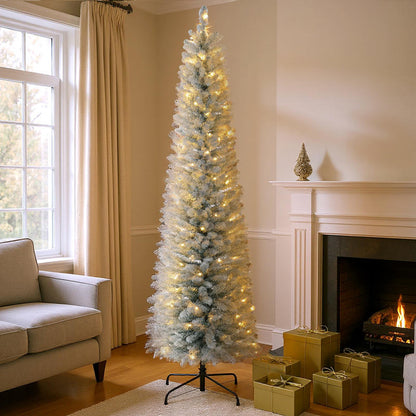 Kunstkerstboom – Nepkerstboom – Kerstboom Kunststof – Kerstdecoratie Boom – Kerstboom Groen – 210 cm Hoog – Makkelijk Op Te Zetten – Vlamvertragend Met Stabiele Metalen Standaard
