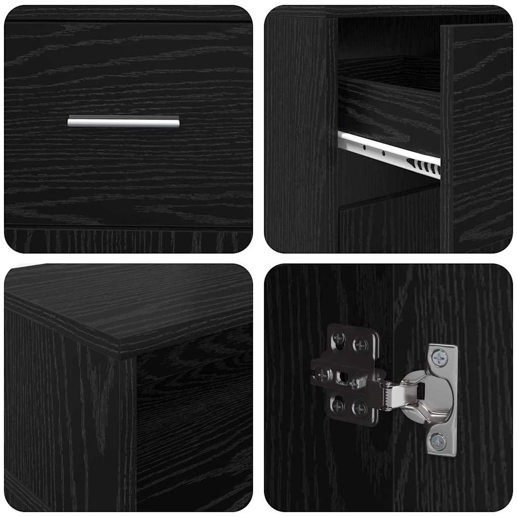 Laptoptablet Bureau – Werkplek Tafeltje – Bureau Meubel – Computer Tafel – Bruin Eiken Kleur – RGB LED Verlichting – 160 x 55 x 91 cm