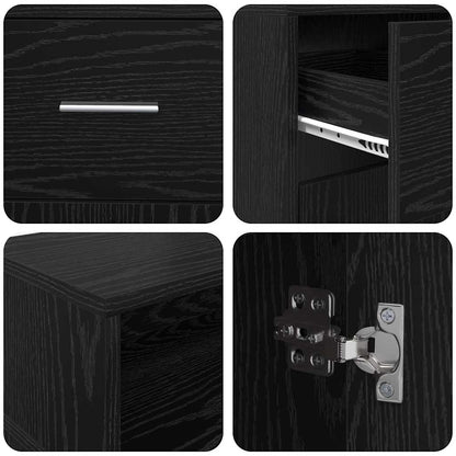 Laptoptablet Bureau – Werkplek Tafeltje – Bureau Meubel – Computer Tafel – Bruin Eiken Kleur – RGB LED Verlichting – 160 x 55 x 91 cm