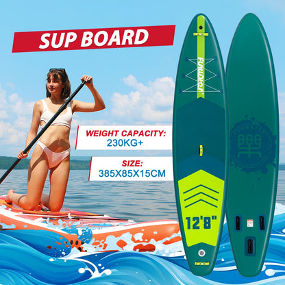 Paddleboard – SUP board – Stand Up Paddleboard – Suppen – Opblaasbaar Paddle Board – 385x85x15 cm – Duurzaam PVC Materiaal – Lichtgewicht & Draagbaar
