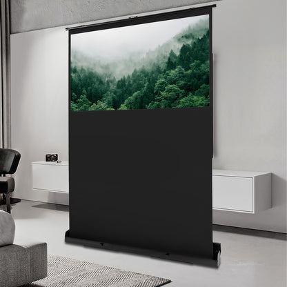 Projectiescherm – Beamer Scherm – Filmscherm – Presentatiescherm – Opvouwbaar Scherm – 152,4 cm – 4K/8K Ultra HD & HDR – Stevige Vezelglas Oppervlakte & Verstelbare Aluminium Standaard