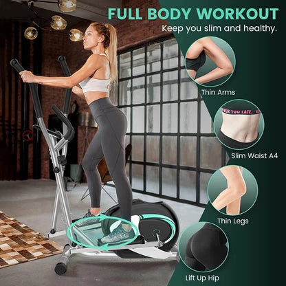 Crosstrainer – Elliptische Trainer – Fitnessapparaat – Hometrainer – Elliptical Trainer – Magnetische Weerstand – Compact En Stabiel Frame