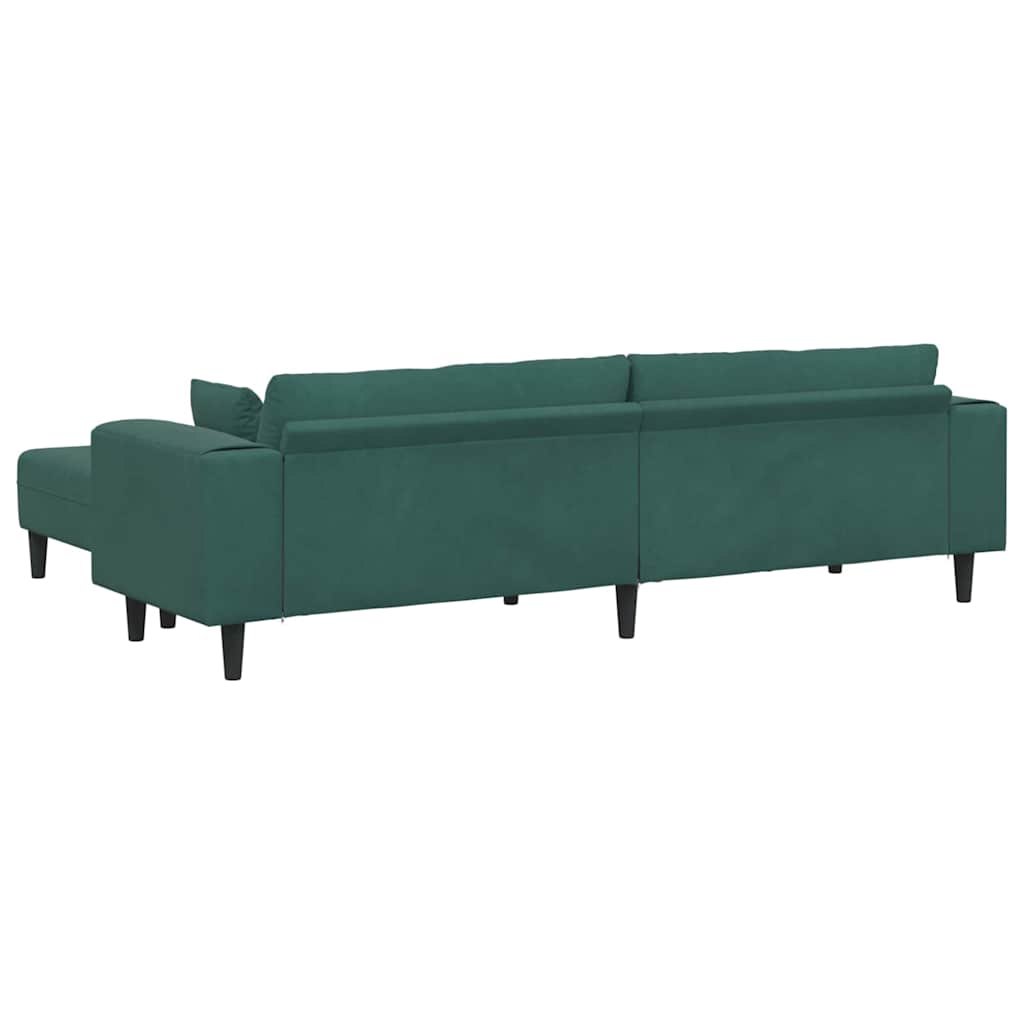 Velvet Bank – Velours Sofa – Zitbank – Loungebank – Bankstel – Donkergrijs – Zachte Velvet Bekleding – Stevig Houten Frame