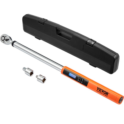 Digitale Momentsleutel 1/2" – Elektronische Momentsleutel – Torque Wrench – Koppelmeter – Momentsleutel Set – Nauwkeurig ±2% – Koppelbereik 34-340 Nm met LED Display