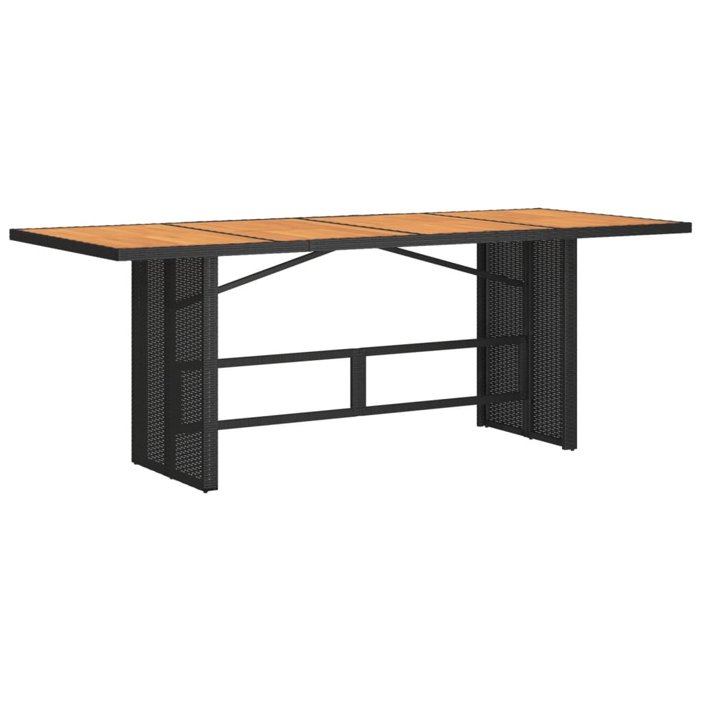 Tuinset – Tuinmeubelset – Loungeset – Terrasmeubels – Balkonset – Verstelbare Rugleuning – Weerbestendig PE-Rattan – Zwarte Kussens