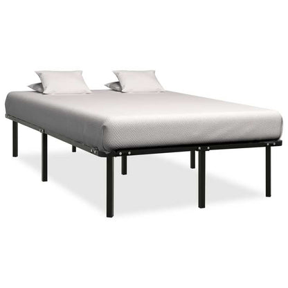 Bedframe Metaal Zwart – Bedframe Metalen – Opklapbed – Logeerbed – Slaapbank – Ruimtebesparend Ontwerp – 140x200 cm – Stevig en Modern
