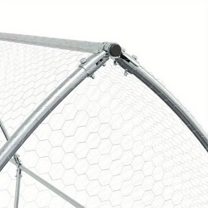 Dierenkooi – Konijnenhok – Knaagdierkooi – Kleine Dierenren – Huisdierenkooi – Metalen Frame – 400x105x182 cm – Weerbestendig – Veilig Slot