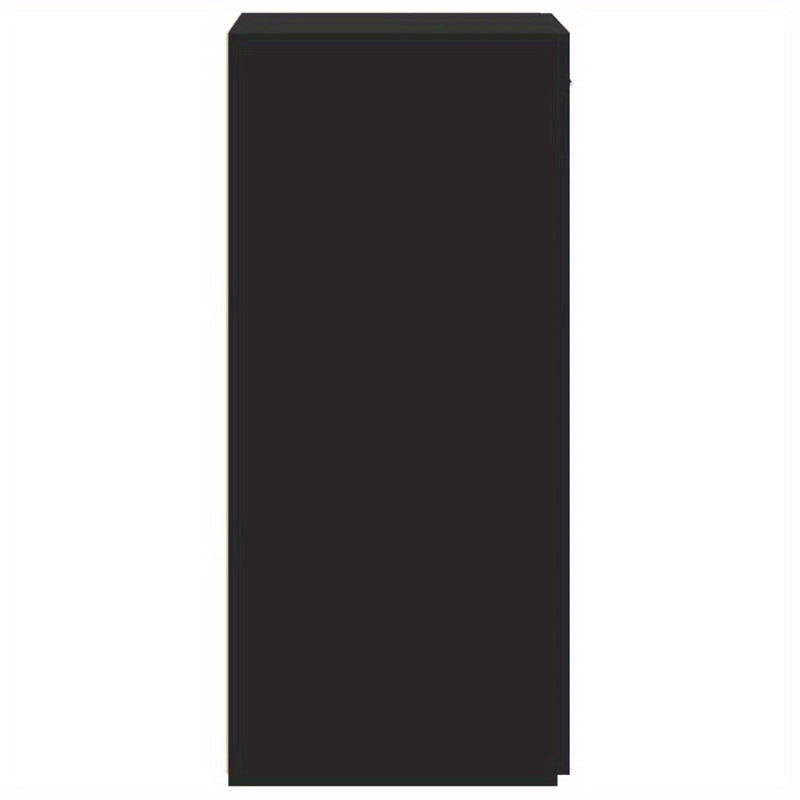 Sideboard 50x42.5x93cm edited wood black Removable storage practical