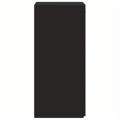 Sideboard 50x42.5x93cm edited wood black Removable storage practical