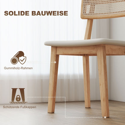 Eetstoel – Eetkamerstoel – Kuipstoel – Stoel – Meubel – Scandinavisch Design – Stevig Niet-Houten Frame – Snelle Montage