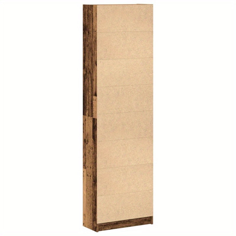 Kast – Opbergkast – Kledingkast – Garderobekast – Dressoir – Vrijstaande Kast – MDF Hardhout – Ruime Opbergruimte 3,2+ Kubieke Voet – Industrieel Design Bruin