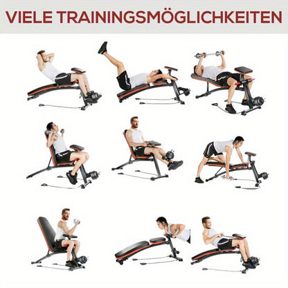 Fitnessbank – Halterbank – Trainingsbank – Bench Press Bank – Buikspierbank – Verstelbaar – Inklapbaar – Max 120 kg – Ergonomisch Comfort