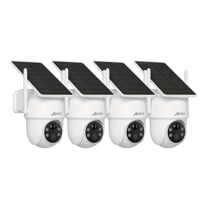 Beveiligingscamera – Camerabewaking – Buitencamera – Draadloze Camera – Bewakingscamera – Draadloos Op Zonne-energie – Kleurennachtzicht – PIR Bewegingsdetectie
