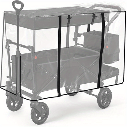 Trolley – Transportwagen – Bolderkar – Bolderwagen – Opvouwbare Kar – Inklapbaar Ontwerp – 100 kg Draagvermogen – Verstelbare Handgreep – Diepgroen - QUORE