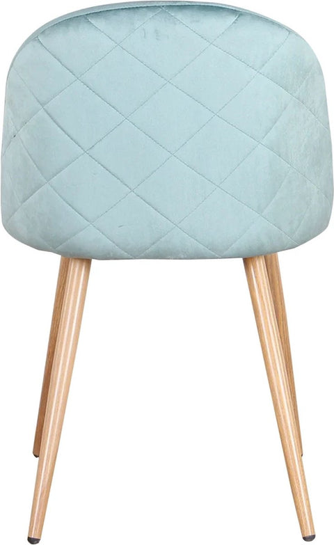 Eetkamerstoelen - Set van 2 - Aquablauw - Zachte fluwelen eetkamerstoelen zijn de perfecte combinatie van moderne elegantie, luxe comfort en duurzaamheid.