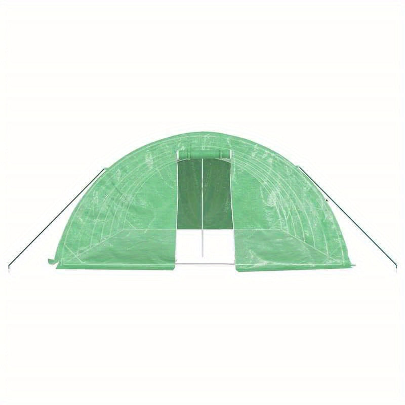 Tuinschuur – Berging – Tuinhuis – Schuur – Opbergunit – Groen – Weerbestendig Staalframe – 30 m² Ruimte – 6x5x2,3 m – Eenvoudig Onderhoud