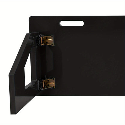 Rebound-Board – Voetbal Trainingsbord – Schietbord – Rebound Wand – Voetbal Oefenbord – Duurzaam HDPE Materiaal – Verstelbare Hoek Zwart