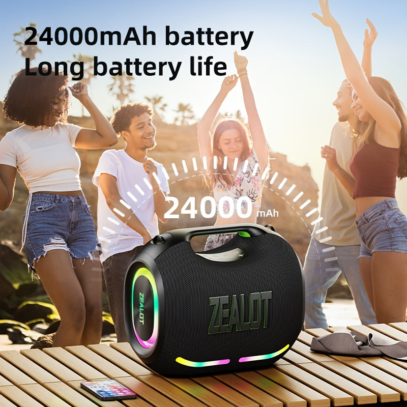 Draadloze Speaker – Bluetooth Speaker – Portable Speaker – Outdoor Speaker – RGB Speaker – 24000mAh Accu – 4 Speakers Voor Krachtig Geluid