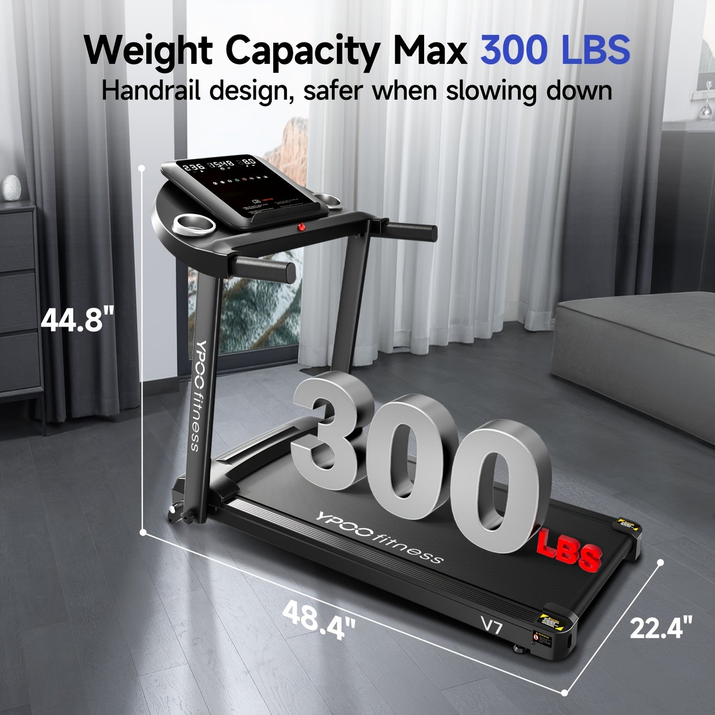 Loopband – Wandelband – Hardloopband – Walking Pad – Treadmill – Inklapbaar Ontwerp – 8% Hellingfunctie