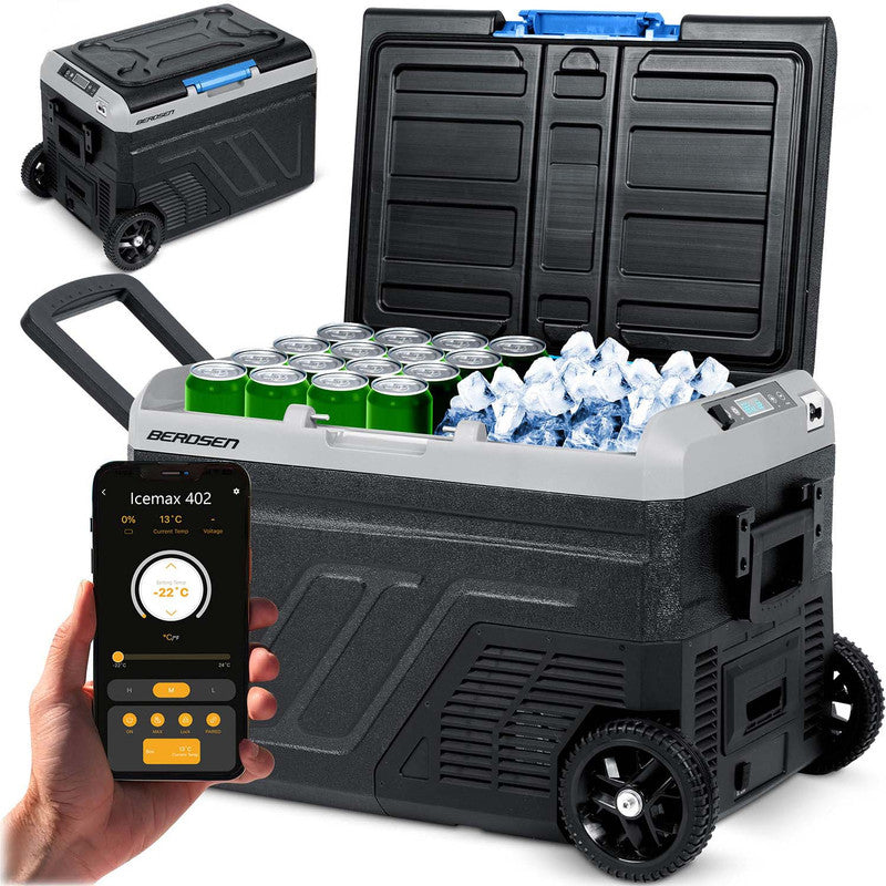 Draagbare Koelbox – Compressor Koelkast – Mobiele Koelbox – Camping Koelbox – Autokoelkast – 40 Liter Inhoud – Stil en Energiezuinig