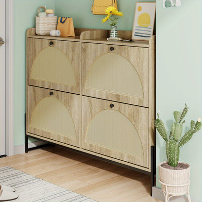Schoenenkast – Schoenopberger – Schoenenrek – Schoenmeubel – Schoenenschuifkast – Verstelbare Kleppen Met Demper – Smal Ruimtebesparend Design