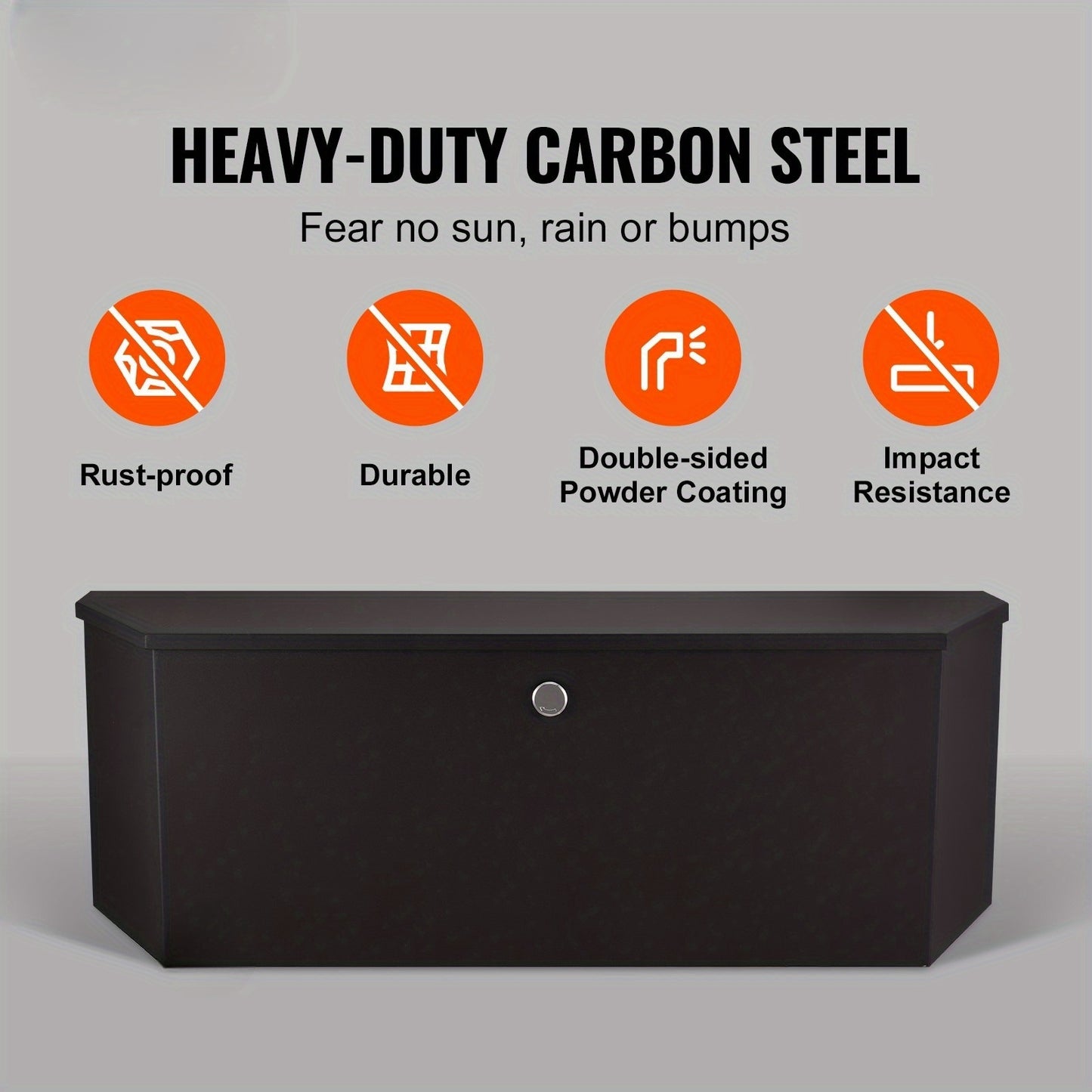 Aanhangerkist – Disselkist – Aanhangerbox – Gereedschapskist – Opbergbox – Carbon Stalen Behuizing – 90x30x30 cm Stevig