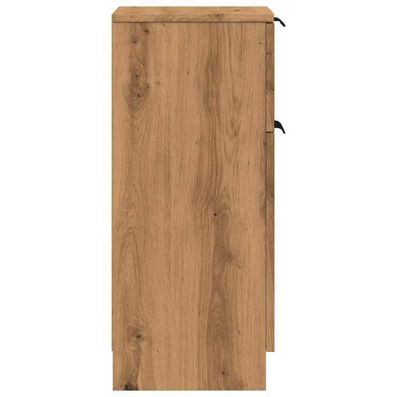 Sideboards 2 st 30x30x70cm edited wood artisanal oakkleur Removable storage practical